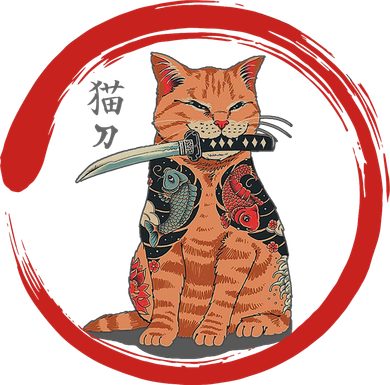 Samurai Cattana Emblem Coaster