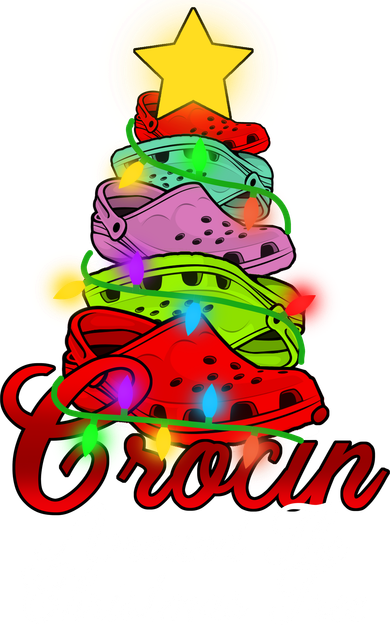 Crocin Around The Christmas Tree Women's Dry Zone Grid Polo
