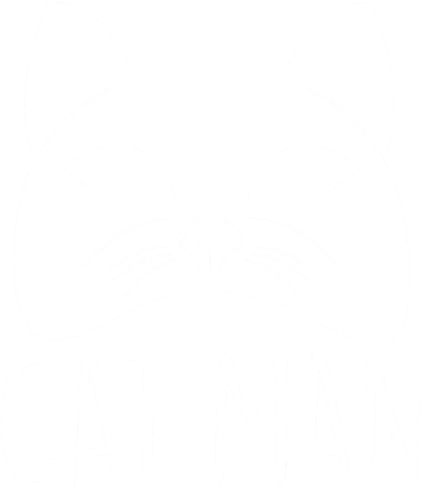 Cat Man Superhero Mask Cat Lover Fan Doddie Hoodie