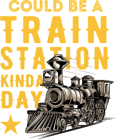 Could Be A Train Station Kinda Day Toddler T-Shirt