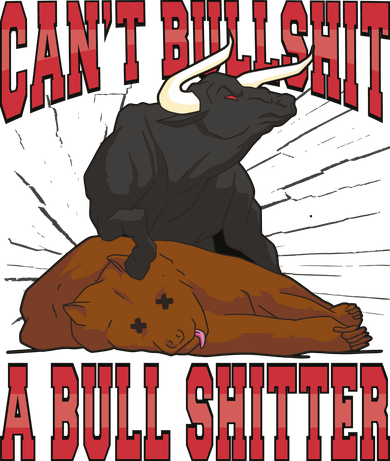 Can't Bullshit A Bull Shitter Funny Women's Sweatshirt