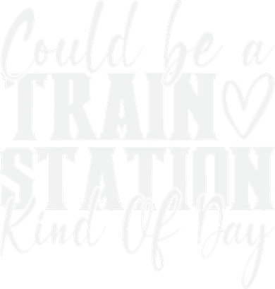 Could Be A Train Station Kinda Day Doggie Tank