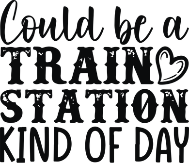 Could Be A Train Station Kind Of Day Doggie Tank