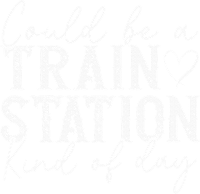 Could Be A Train Station Kinda Day Doggie Tank