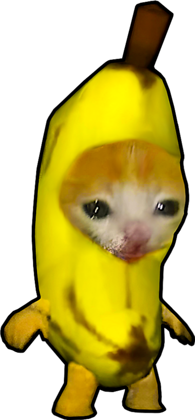 Cute Banana Cat Happy Bananacat Meme Kitty Cat Lovers Meme Coaster