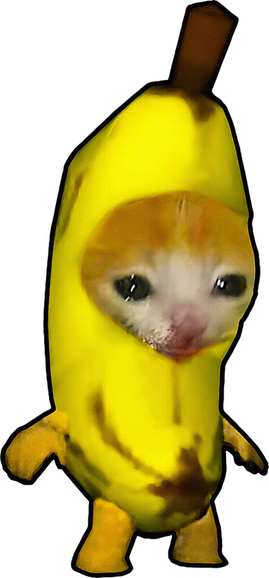 Cute Banana Cat Happy Bananacat Meme Kitty Tank Top