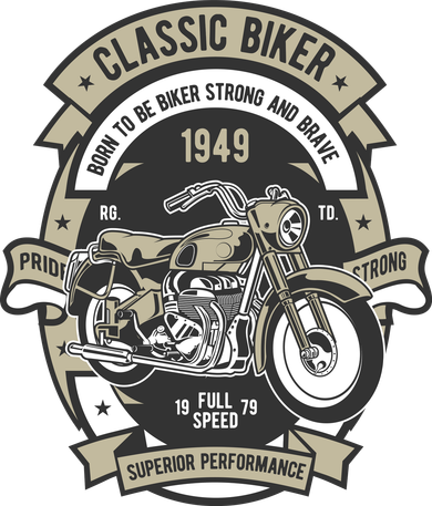 Classic Biker Baby Bodysuit