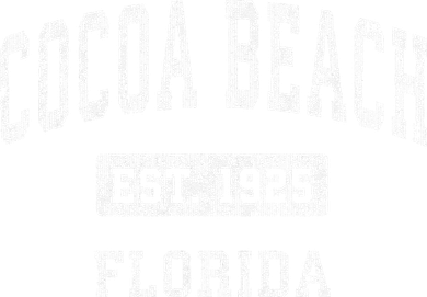 Cocoa Beach Florida Fl Vintage Established Mousepad