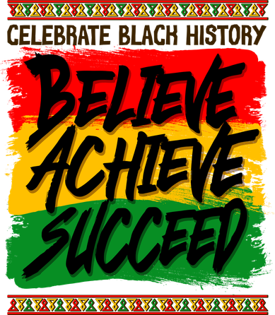 Celebrate Black History Believe Achieve Succeed Women's Long Sleeve Shirt