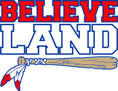 Cleveland Believe Land Baseball Bat Toddler Hoodie