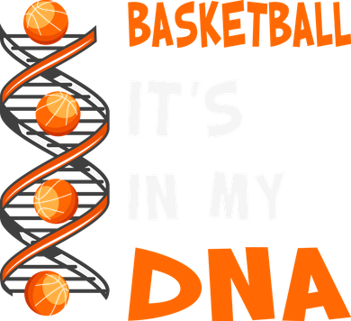Cute Basketball Playing Basketball Is In My Dna Basketball Lover Doggie Tank