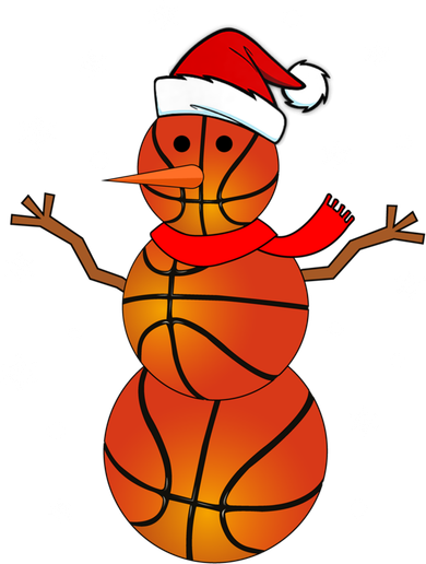 Christmas Basketball Snow Gift Basketball Christmas Gift Ornament
