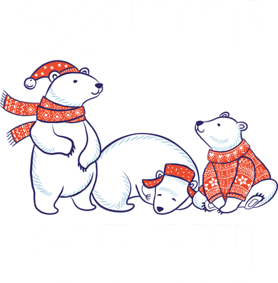 Cousin Crew Cute Polar Bears Bucket Hat