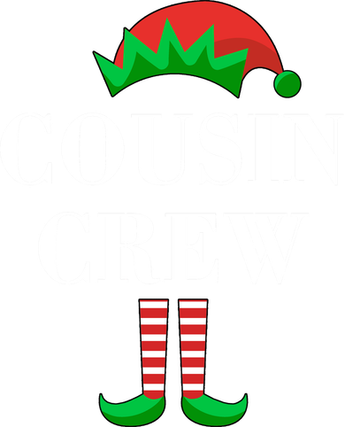 Cousin Crew Elf Family Matching Christmas Polo