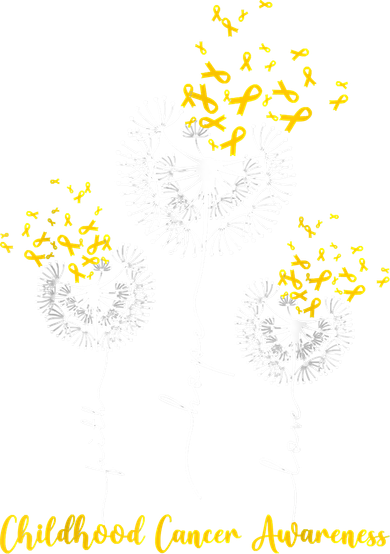 Childhood Cancer Awareness Faith Hope Love Dandelion Women's Hoodie