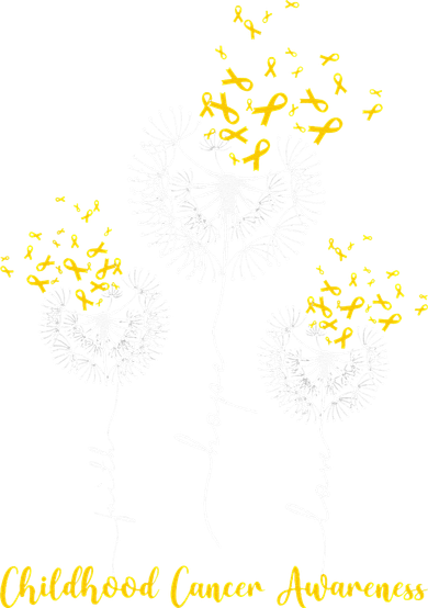 Childhood Cancer Awareness Faith Hope Love Dandelion Women's Hoodie