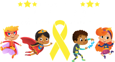 I Work With Superheroes Childhood Cancer Awareness Baby Bodysuit