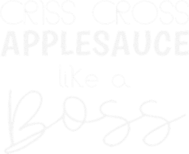 Criss Cross Applesauce Funny Kinder Teacher Back To School Women's T-Shirt