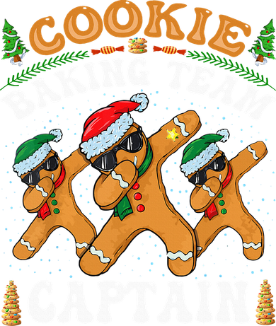 Christmas Cookie Baking Team Captain Gingerbread Apron Baby Bodysuit