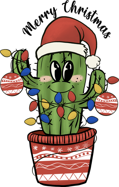 Christmas Cactus Cute Comfort Christmas Backpack