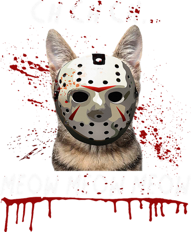 Ch Ch Ch Meow Meow Scary Friday Costume Halloween Cat Kids T-Shirt