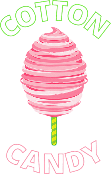 Cotton Candy Cone Kids Sweatshirt