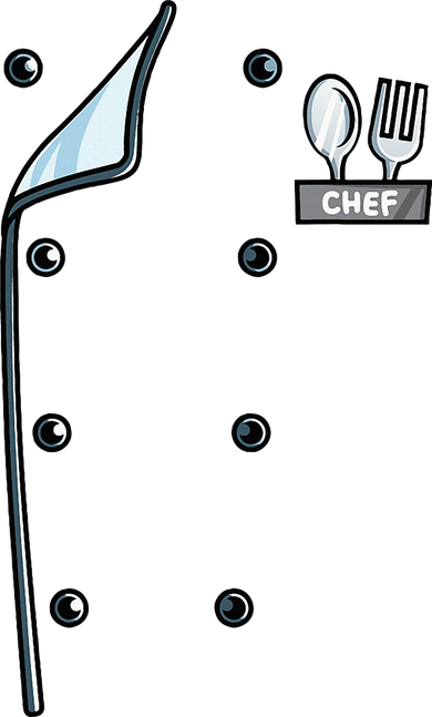 Chef Costume Coat Uniform Cook Jacket Kids T-Shirt
