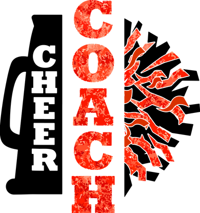 Cheer Coach Cheerleader Megaphone Pom Pom Backpack