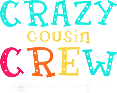 Crazy Cousin Crew Kids Adult Funny Gifts Golf Towel