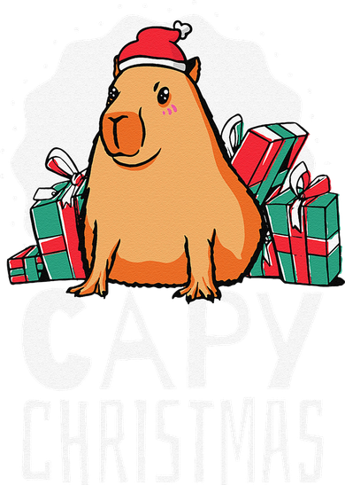 Capy Christmas Capybara Coaster