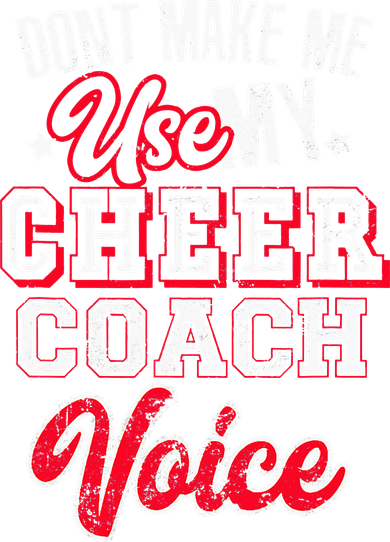 Cheerleading Coach Don't Make Me Use My Cheer Coach Voice Kids Hoodie
