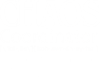 Chaos Coordinator Definition Coffee Mug