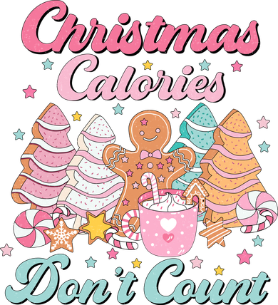 Christmas Calories Dont Count Funny Holiday Women's Hoodie
