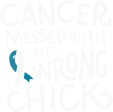 Cervical Cancer Fighter Chemo Gift White and Teal Ribbon Kids Sweatshirt