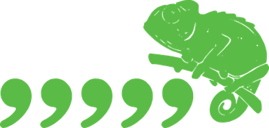 Comma Chameleon Funny Polo