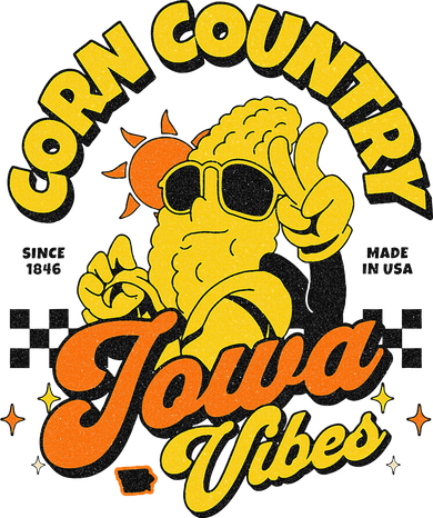 Corn Country Iowa Vibes Since 1846 Farming Corn Iowa Women's Sweatshirt