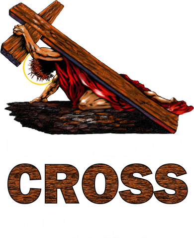 Everyone Has A Cross To Carry Jesus Coaster