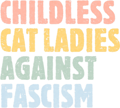 Childless Cat Ladies Against Fascism Kamala Harris Tumbler
