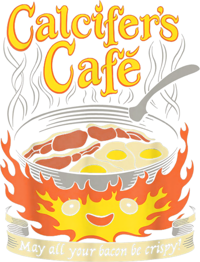 Calcifer's Cafe May All Your Bacon & Eggs Be Crispy Cooking Women's Dry Zone Grid Polo