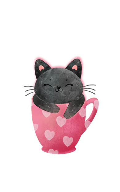 Cat Coffee Mug Just A Who Loves Cats And Coffee Gift Women's Long Sleeve Shirt