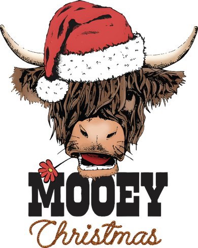 Christmas Cow Mooey Christmas Cute Cow Magnet