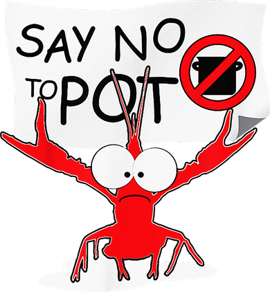 CFunny Crawfish Pun Say No To Pot Lobster Festival Women's T-Shirt