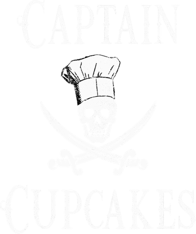 Captain Cupcakes Pirate Culinary Cupcake Lover Gift Button