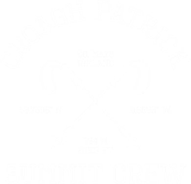 Climbed Croagh Patrick Summit Crew Hike Mayo Ireland Cool Gift Polo