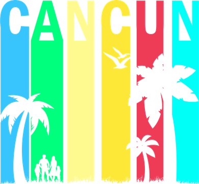 Cancun Retro Logo Kids Sweatshirt