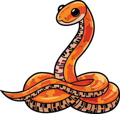 Cute Corn Snake Kids Sweatshirt