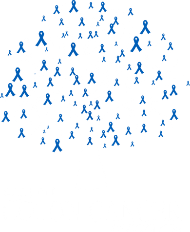 Support Colon Cancer Awareness Ribbon Tree Mousepad