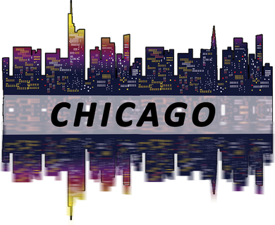 Cool Chicago Skyline Women's Tank Top