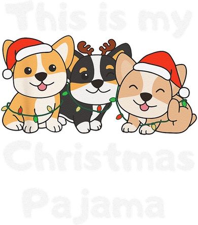 Corgi Christmas This Is My Christmas Pajama Doggie Tank