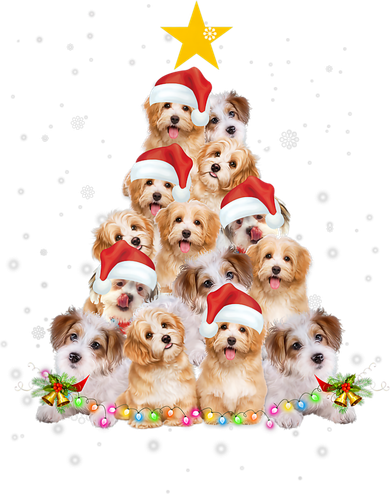 Cavachon Christmas Tree Funny Dog Lover Gifts Xmas Pajamas Hat